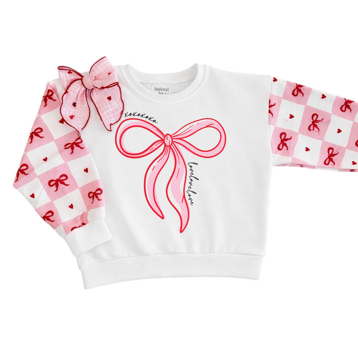 XOXO Bow | Colored Sleeves