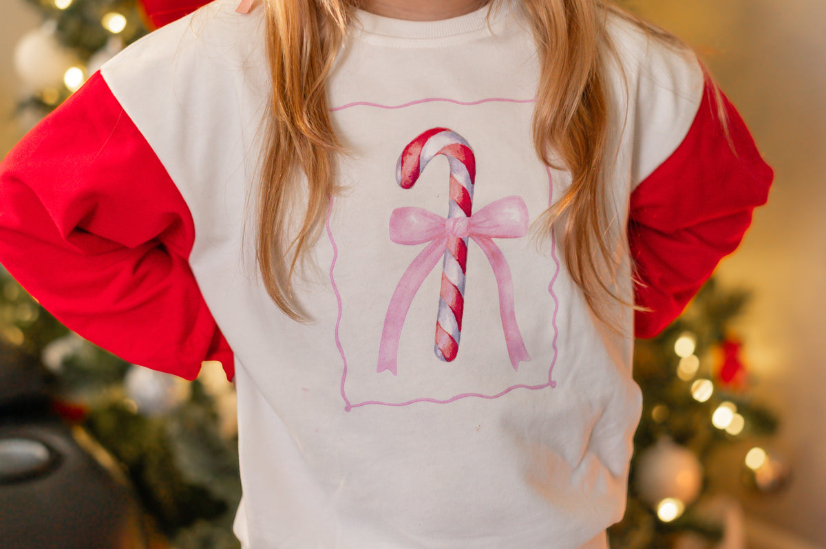 Ribbon Candy Cane | Colorblock