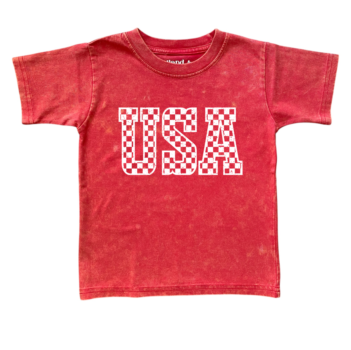 Checkered USA | Stonewash