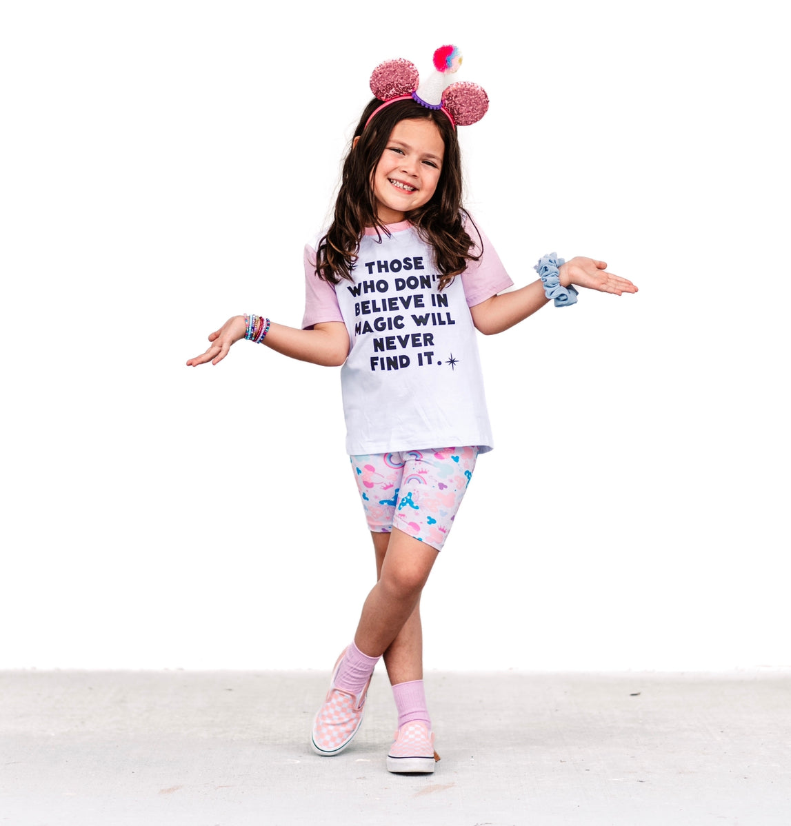 Girls Disney inspired Magical colorblock tee
